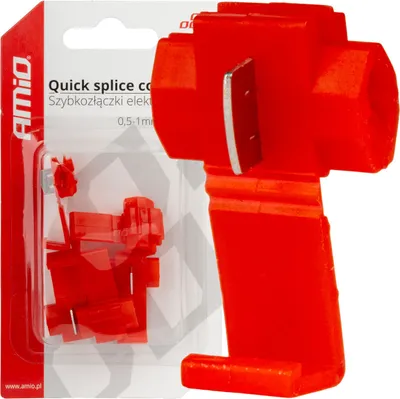 Obrázok produktu pre AMiO Elektrické rýchlospojky, 0,5-1mm2 10A Blister 5 ks