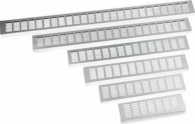 Obrázok produktu pre Hliníková vetracia mriežka 40x8 cm