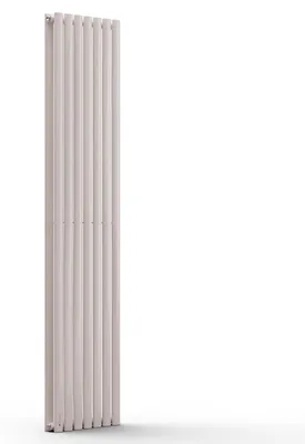 Obrázek produktu pro Blumfeldt koupelnový radiátor, plochý designový radiátor, úsporný plochý vertikální radiátor, teplovodní nástěnný radiátor, 1435 W, do koupelny a obývacího pokoje, tichý vertikální radiátor s termostatem