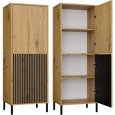 Obrázek produktu pro Dvoudveřová policová skříň 54 cm ELBA - dub artisan