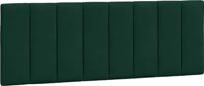 Produktbild von vidaXL Kopfteil-Kissen "Hanko" Dunkelgrün 140 cm Samt