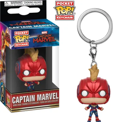 Produktbild von Marvel Captain Marvel - Captain Marvel - Schlüsselanhänger Funko Pocket POP! Keychain