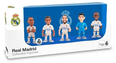 Immagine prodotto di MINIX Real Madrid confezione da 5 personaggi 7 cm 18352