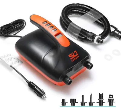 Produktbild von Swonder SUP Pumpe Elektrisch, 20PSI Hochdruck Elektrische Luftpumpe mit Intelligenter Zweistufiger Inflation, Unterstützt 3 SUP in Einer Reihe, Gut für Paddle Board Boote Kajak
