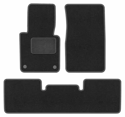 Immagine prodotto di Tappetini in moquette per Mercedes G W461 1978-2008 (fuoristrada) – set 4 pezzi, grigio grafite, su misura – Wielganizator LUX