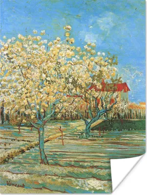 Produktbild von MuchoWow® Poster Blühender Obstgarten - Vincent van Gogh 120x160 cm - Wandbilder