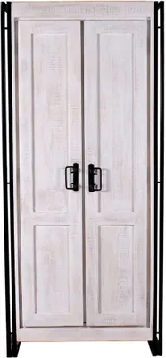 Produktbild von Garderobenschrank White Panama 2-türig