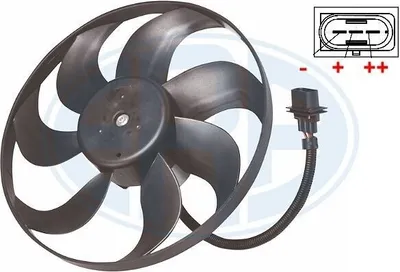 Produktbild von ERA 352036 Lüfter Motorkühlung Kühlerlüfter für VW Golf IV Schrägheck (1J1) Wasserkühler Ø345mm