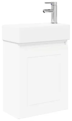 Obrázok produktu pre Kúpeľňová skrinka s batériou Biela 45,5 x 22,5 x 84 cm