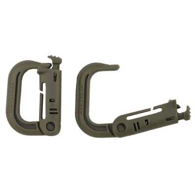 Produktbild von MFH Karabiner, Plastik, "MOLLE", coyote tan, 2er Pack