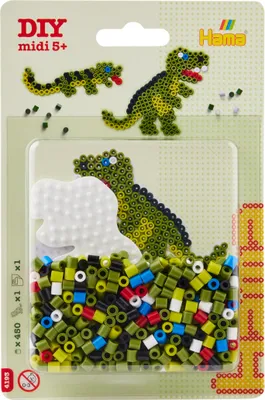 Immagine prodotto di Hama iron on beads 4193 Hama iron on beads midi "Dinosaur", blister