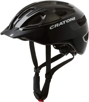 Produktbild von Cratoni C-Swift Helm schwarz glänzend UNI (53-59cm) 112201F5