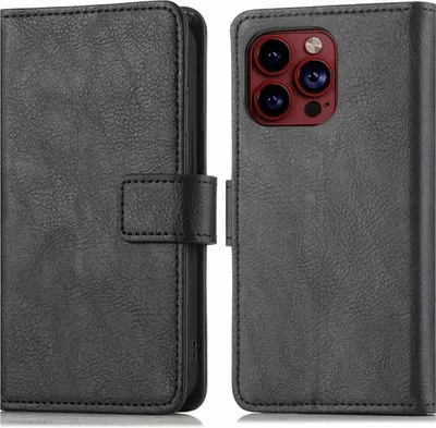Image de imoshion Luxe Bookcase pour l'Apple iPhone 15 Pro - Noir