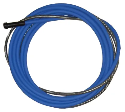 Image de Gaine guide-fil acier bleue 4m pour fil de 0,6-0,8mm - ABICOR BINZEL - 124.0012
