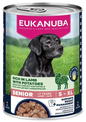 Produktbild von EUKANUBA Life Care Senior Rich in lamb with potatoes - Nassfutter für Hunde - 400g