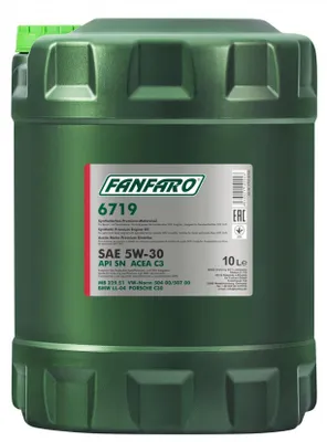 Produktbild von FANFARO 6719 für 5W-30 10 Liter Motoröl Motorenöl 229.51 504 00 507 00 C30 Longlife-04 Öl