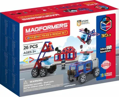 Produktbild von Magformers Amazing Police&Rescue Set 26T