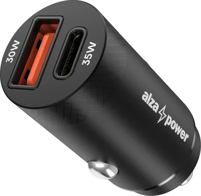 Immagine prodotto di Caricabatterie da auto AlzaPower M220 USB-A USB-C Power Delivery 35W černá