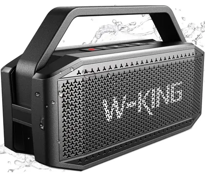 Produktbild von Bluetooth Lautsprecher Bluetooth Speaker - 60 W RMS - Wasserdicht - Schwarz - Stereokopplung