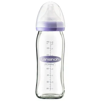 Produktbild von Lansinoh 77150 Natural WAVE Baby-Flasche + Sauger, 240ml Fassungsvermögen, -frei