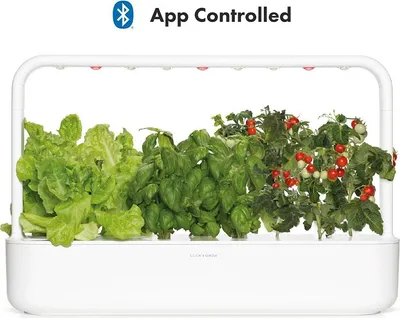 Produktbild von Click and Grow Smart Garden 9 Pro intelligenter Blumentopf, weiß