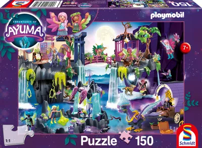 Image de Schmidt Spiele PLAYMOBIL Ayuma Die mystischen Abenteuer, Puzzle, Puzzle pour enfants, 150 pièces, 56481