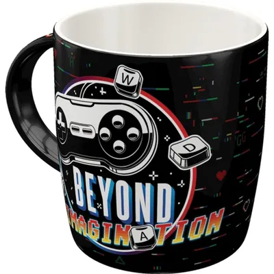 Image de Nostalgic-Art - Tasse à café - Attention - Jeu au-delà de toute imagination