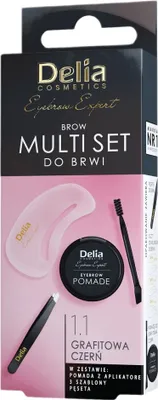 Obrázek produktu pro Delia Brow Multi Set Sada pro úpravu obočí 1.1 Graphite Black