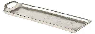 Produktbild von Dekotablett Bathew L.44 cm Aluminium Silber Stückpreis