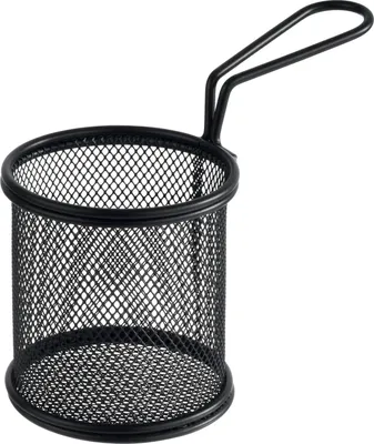 Productafbeelding van APS  40625 APS Servier-Frittierkorb SNACKHOLDER, 90 mm, schwarz