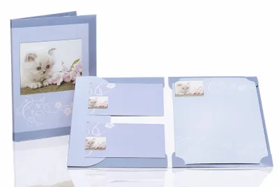 Produktbild von Rössler Samtpfote, Blau, 10 Blätter, 165 mm, 235 mm, 1 Stück(e)