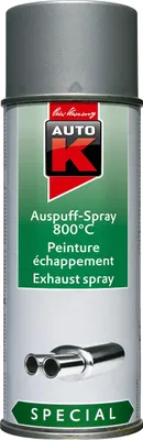 Image de Auto-K Spray spécial pour échappements, résistant à 800°C, couleur argent, 400 ml
