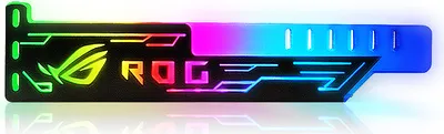 Produktbild von RGB25 RGB-Grafikkartenstaender Grafikkartenunterstuetzung mit RGB-Lichteffekt 5V Big 4Pin-Netzteil-Grafikkartenhalter