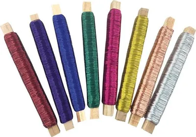 Produktbild von Metalldraht 8er-Set, bunt sortiert