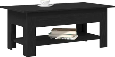 Produktbild von "Winterschlussverkauf "Couchtisch - CLORIS - Wohnzimmertisch - Robust und langlebig - Schwarz Eichen-Optik 102 x 55 x 42 cm Holzwerkstoff - NeuMöbel2656006
