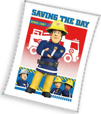 Produktbild von Babydecke Feuerwehrmann Sam Hero 130x170 cm
