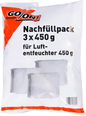 Produktbild von GO/ON Luftentfeuchter Nachfüllpack 3 x 450g