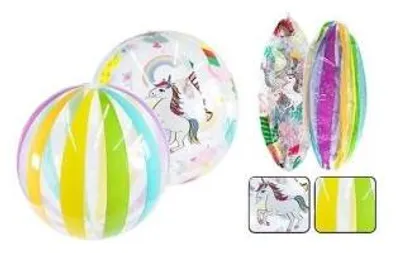Immagine prodotto di Pallone da spiaggia gonfiabile da 51 cm per bambini, 2 modelli assortiti