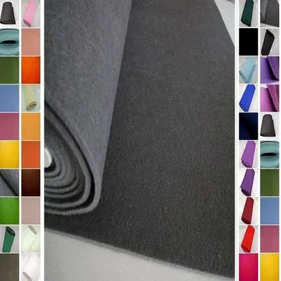Produktbild von Famanu Bastelfilz 5 mm dick - Grau