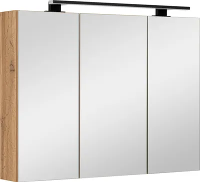 Zdjęcie produktu dla Szafka łazienkowa z lustrem oświetleniem lampką led lustrzana wisząca 80 cm
