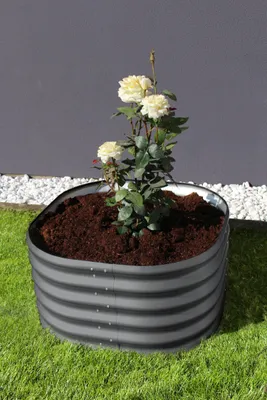 Produktbild von Vitavia Hochbeet "Terra 401" granit 40 cm Modell "Rund"