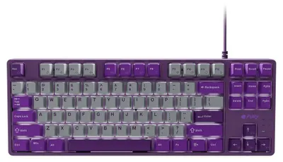 Obrázok produktu pre Herná klávesnica Fury Kanabo K2, americké rozloženie, biela podsvietenie, mechanická, sivofialová