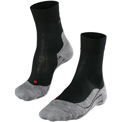 Image de Chaussettes de course FALKE RU4 Wool pour femmes, noir/multicolore, pointures 41-42