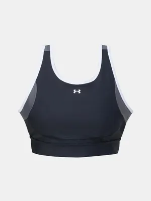Produktbild von Under Armour UA Crossback Mid Open Back BH für Damen – Schwarz LG