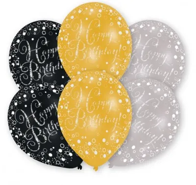 Produktbild von Amscan 9900731, Spielzeugballon, Latex, Gold, Geburtstag, 27,5 cm, 1 Stück(e)
