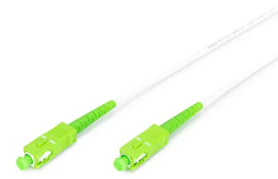 Produktbild von Digitus Glasfaser Patchkabel, stahlarmiert, simplex, singlemode, SC/APC – SC/APC, 10 m, 10 m, SC/APC, OS2, SC, SC
