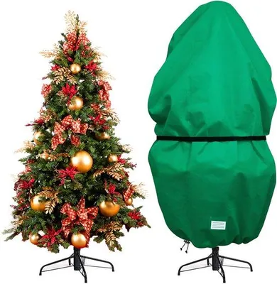 Produktbild von Kerstboomtransporthoes aus Vliesstoff, 1,2 Meter, Winterwarm