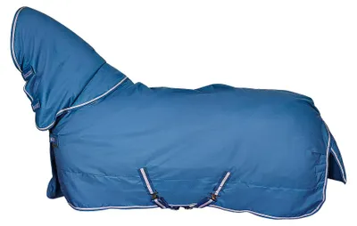 Image de Couverture Bucas Weidedecke, taille 135 - Freedom Turnout, modèle Medium, col complet, 150/150g - Couleur : bleu