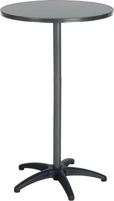 Produktbild von Best Stehtisch Duo rund 70cm anthrazit höhenverstellbar
