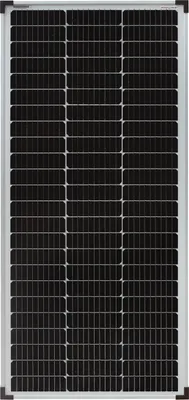 Produktbild von enjoy solar® Solarpanel Klassisches Monokristallines Solarmodul 100W 36V (silberne Rahmen) 0% MwSt